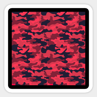 Camouflage Seamless Pattern Sticker